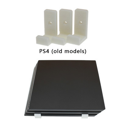 3 kom/set za PS4 Slim Pro Nosač 3D ispis Zidni kontroler Držač Konzola Stalak Host Rack Dodaci za montažu za pohranu igara