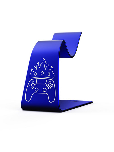 Aluminijski metalni držač kontrolera za igre Univerzalni stalak za zaslon gamepada za PS5 za DualSense kontroler s gumenim jastučićima