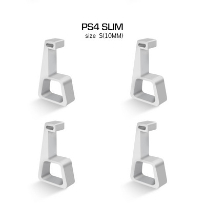 Data Frog 4Pcs Horizontalni držač Heighten Nosač za PS4 igraće konzole Noge za hlađenje za PlayStation4 Slim Pro Dodaci za igre