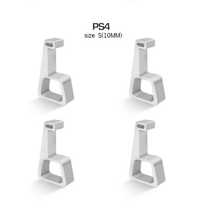 Data Frog 4Pcs Horizontalni držač Heighten Nosač za PS4 igraće konzole Noge za hlađenje za PlayStation4 Slim Pro Dodaci za igre