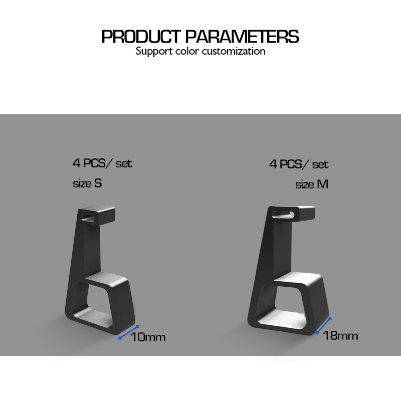 Data Frog 4Pcs Horizontalni držač Heighten Nosač za PS4 igraće konzole Noge za hlađenje za PlayStation4 Slim Pro Dodaci za igre