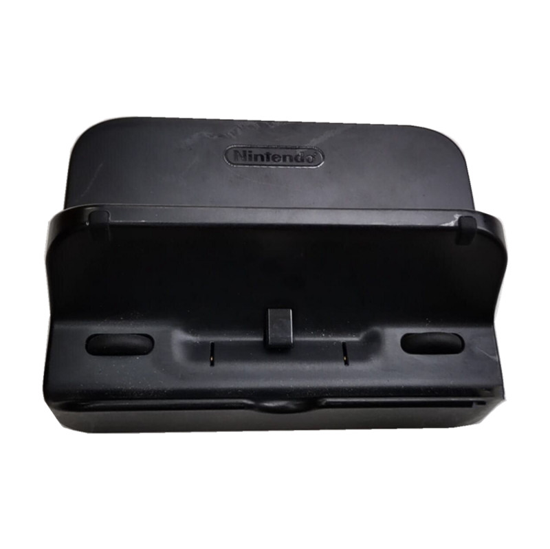 Eredeti használt töltőállvány Wii U Pad Controller Töltőállványhoz Dokkoló állomáshoz Karcolások WUP-014 Fekete