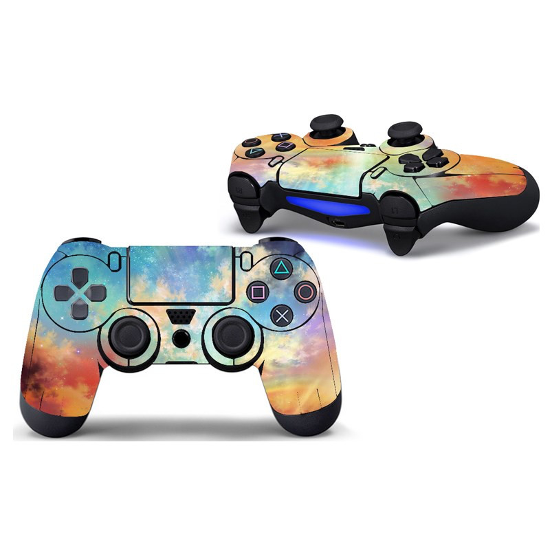 Vinyl Skin Playstation4 Gamepad fedél PS4 kontrollerhez Matrica matrica PS4 vezérlőhöz PS4 Slim Joystickhez