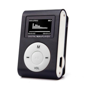 Μίνι MP3 player USB Clip Music Players Υποστήριξη οθόνης LCD 32GB κάρτα Micro SD TF Sports Music Player Fashion Walkman