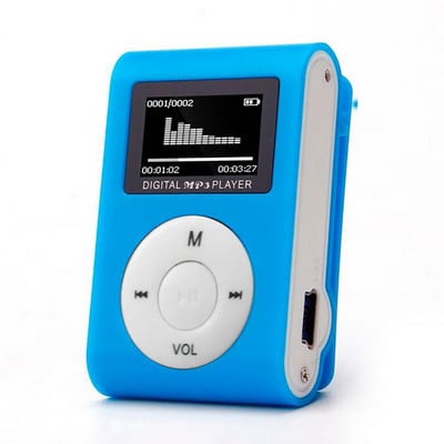 Mini MP3 player USB Clip Music Players Ecran LCD Suport 32GB Micro SD TF Card Sports Music Player Fashion Walkman