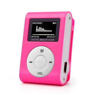 Mini MP3 player USB Clip Music Players Ecran LCD Suport 32GB Micro SD TF Card Sports Music Player Fashion Walkman