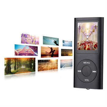 Mp3 музикален плейър Плейър за електронни книги със слушалки Поддръжка на USB кабел 32GB Micro SD TF карта Спортен музикален плейър Моден Walkman