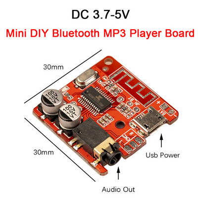 Placa amplificadora 50W ploča dekodera uređaja 5V-18V Bluetooth kompatibilan 5.0 auto FM radio modul TF USB AUX WMA uređaj za dekodiranje