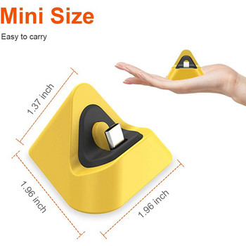 Switch Lite Charging Dock Station за Nintendo Switch Lite Type C Port Mini Triangular Charger Docking Portable Travel Support