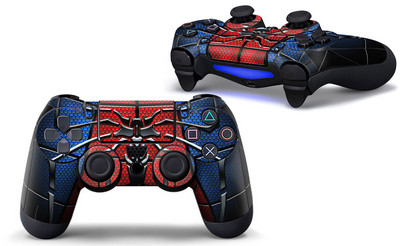 Autocolant de piele cu acoperire completă pentru mâner de joc Marvel Spiderman pentru PlayStation4 PS4 PS 4 Controller Joystick Gamepad Film de protecție Para