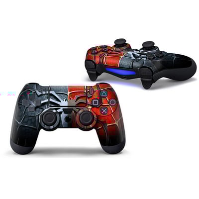 Autocolant de piele cu acoperire completă pentru mâner de joc Marvel Spiderman pentru PlayStation4 PS4 PS 4 Controller Joystick Gamepad Film de protecție Para