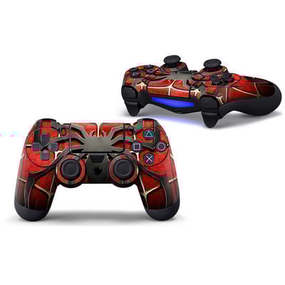 Autocolant de piele cu acoperire completă pentru mâner de joc Marvel Spiderman pentru PlayStation4 PS4 PS 4 Controller Joystick Gamepad Film de protecție Para