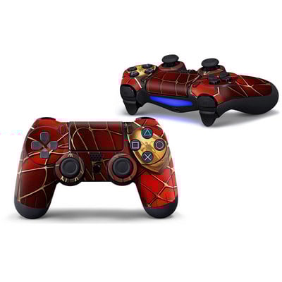 Autocolant de piele cu acoperire completă pentru mâner de joc Marvel Spiderman pentru PlayStation4 PS4 PS 4 Controller Joystick Gamepad Film de protecție Para