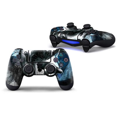 Autocolant de piele cu acoperire completă pentru mâner de joc Marvel Spiderman pentru PlayStation4 PS4 PS 4 Controller Joystick Gamepad Film de protecție Para