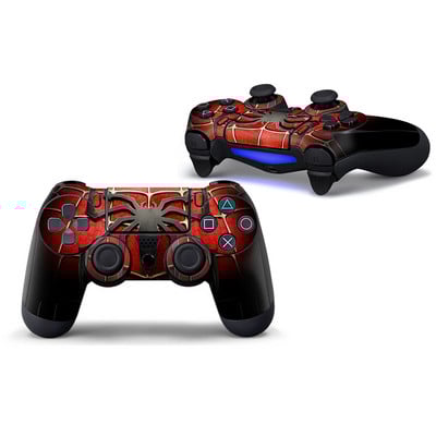 Autocolant de piele cu acoperire completă pentru mâner de joc Marvel Spiderman pentru PlayStation4 PS4 PS 4 Controller Joystick Gamepad Film de protecție Para