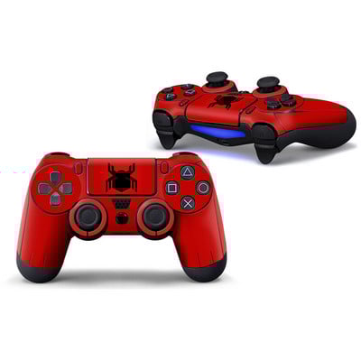 Autocolant de piele cu acoperire completă pentru mâner de joc Marvel Spiderman pentru PlayStation4 PS4 PS 4 Controller Joystick Gamepad Film de protecție Para