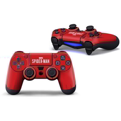 Autocolant de piele cu acoperire completă pentru mâner de joc Marvel Spiderman pentru PlayStation4 PS4 PS 4 Controller Joystick Gamepad Film de protecție Para