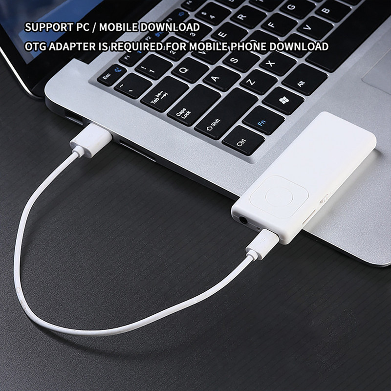 8G/16G/32G ultratanki prijenosni mini MP3 glazbeni player za sport na otvorenom, audio player za studente Walkman sa slušalicama