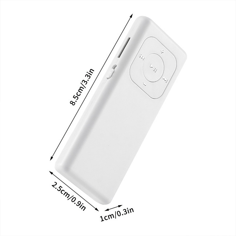 8G/16G/32G ultratanki prijenosni mini MP3 glazbeni player za sport na otvorenom, audio player za studente Walkman sa slušalicama