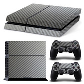 2022 Nova konzola Karbonska vlakna Skin Sticker Wrap Controller Dustproof Vinyl Cover Decal Zaštitno kućište Shell Kompatibilno sa PS4