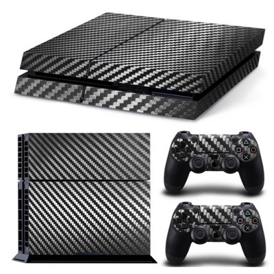 2022 Nova konzola Karbonska vlakna Skin Sticker Wrap Controller Dustproof Vinyl Cover Decal Zaštitno kućište Shell Kompatibilno sa PS4