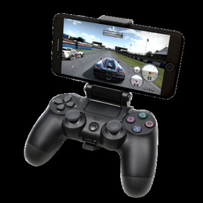 Mobil mobiltelefon állvány PS4 kontrollerhez rögzíthető kézi markolat PlayStation 4 játékvezérlőhöz Tartozékok Samsung iPhone kliptartóhoz