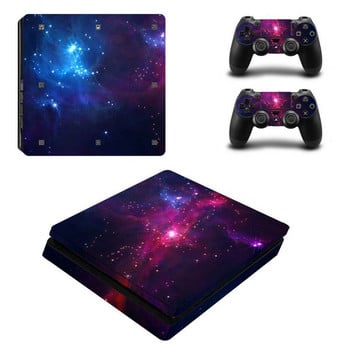 Стикер за PS4 Slim Skin Cover Protector Винилов стикер за PS4 Slim конзола и 2 контролера на едро