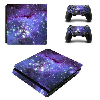 Стикер за PS4 Slim Skin Cover Protector Винилов стикер за PS4 Slim конзола и 2 контролера на едро