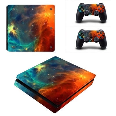 Naljepnica za PS4 Slim Skin Cover Protector Vinilna naljepnica za PS4 Slim konzolu i 2 kontrolera na veliko