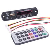 DC7V-18V Placă de decodor audio Amplificator Player MP3 Bluetooth fără fir cu telecomandă Kit auto USB TF FM Radio Modul 2*15W