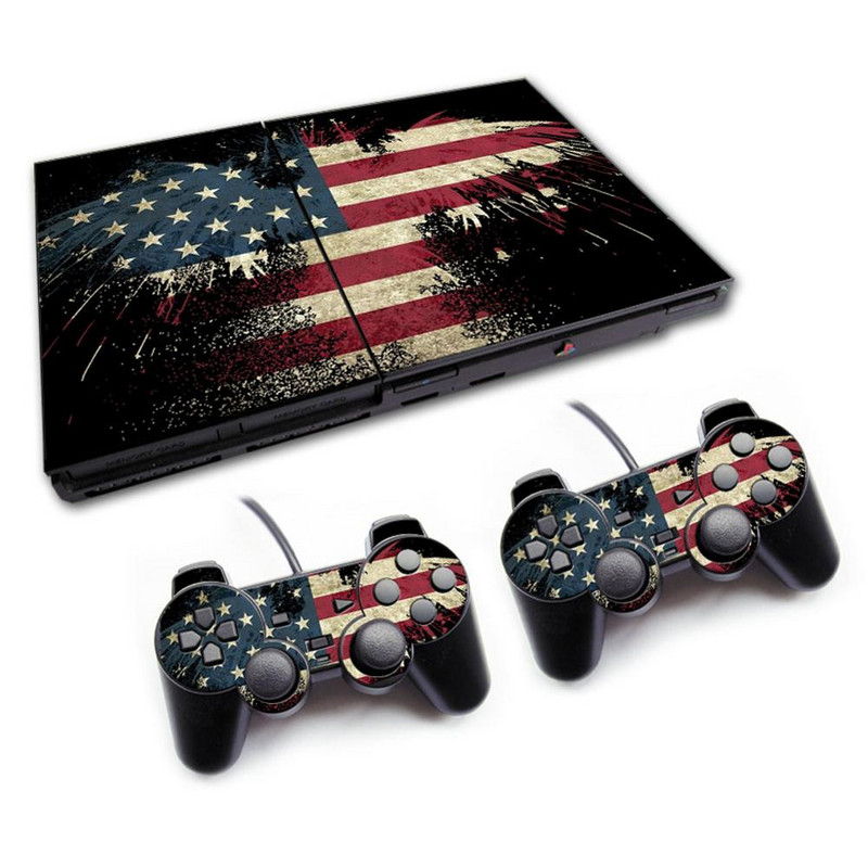 PS2 70000 konzolhoz és vezérlőkhöz matricák PS2-hez matrica PS2-hez Vinyl matrica PS2-hez bőrmatrica