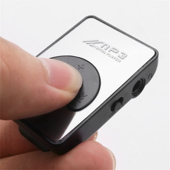 Mini Mirror Clip USB Digital Mp3 Music Player Support 8GB SD TF Card Sport Music Media Вграден високоговорител Clip MP3 Players#p3