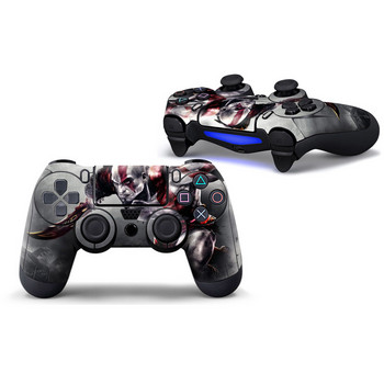 Για PS4/Playstation 4/Slim/Pro Controller 1 PCS God of War Game Αυτοκόλλητο PVC Skin Vinyl Αυτοκόλλητο κάλυμμα Αυτοκόλλητο Προστατευτικό αυτοκόλλητο με προστασία από τη σκόνη