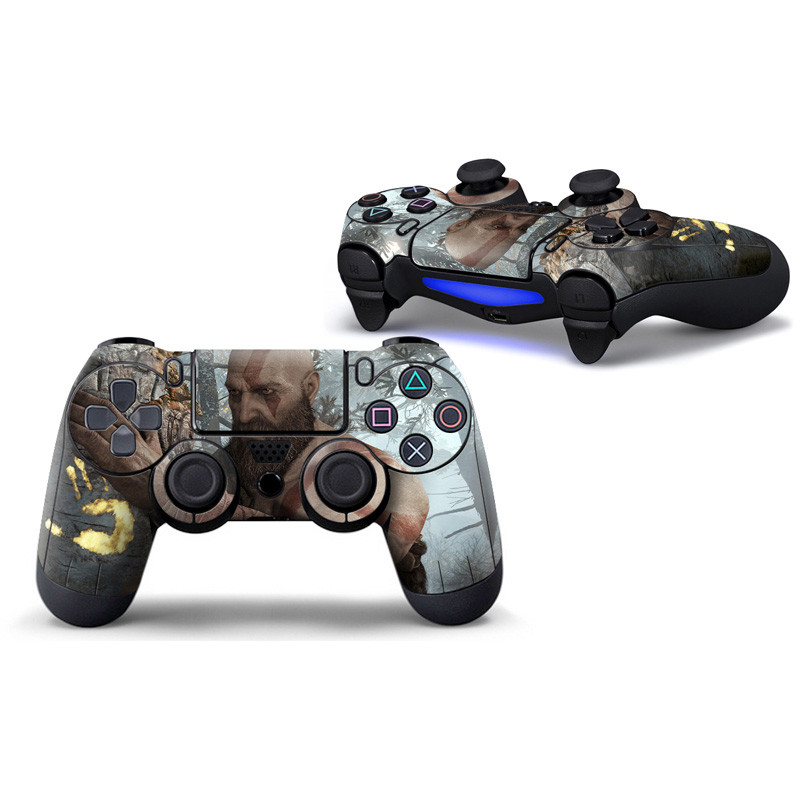 Za PS4/Playstation 4/Slim/Pro kontroler 1 KOM God of War igra PVC kožna vinilna naljepnica Preklopna naljepnica Zaštitna naljepnica otporna na prašinu