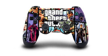 1 бр. Grand Theft Auto V GTA 5 PS4 Skin Sticker Decal за Sony PS4 Playstation 4 Dualshouck 4 Game PS4 Controller Sticker