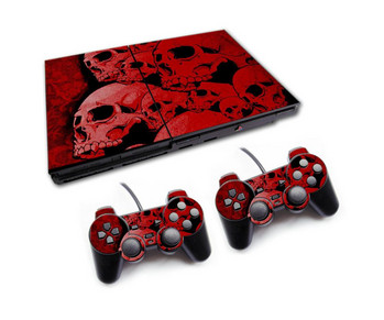 Cool design Αυτοκόλλητα για PS2slim Console and Controllers για PS 2 Αυτοκόλλητο για P S2 Αυτοκόλλητο βινυλίου για ps2slim 70000 skin αυτοκόλλητο