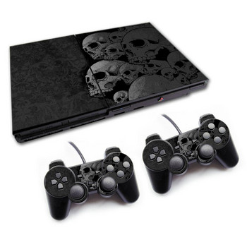 Cool design Αυτοκόλλητα για PS2slim Console and Controllers για PS 2 Αυτοκόλλητο για P S2 Αυτοκόλλητο βινυλίου για ps2slim 70000 skin αυτοκόλλητο