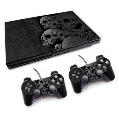 Cool dizajn Za PS2slim konzolu i kontrolere naljepnice za PS 2 naljepnice za P S2 Vinilne naljepnice za ps2slim 70000 skin naljepnice