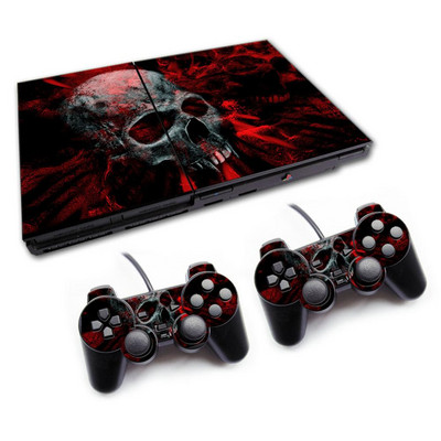 Cool dizajn Za PS2slim konzolu i kontrolere naljepnice za PS 2 naljepnice za P S2 Vinilne naljepnice za ps2slim 70000 skin naljepnice