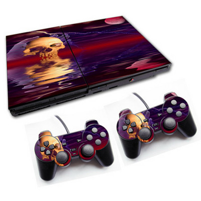 Cool dizajn Za PS2slim konzolu i kontrolere naljepnice za PS 2 naljepnice za P S2 Vinilne naljepnice za ps2slim 70000 skin naljepnice