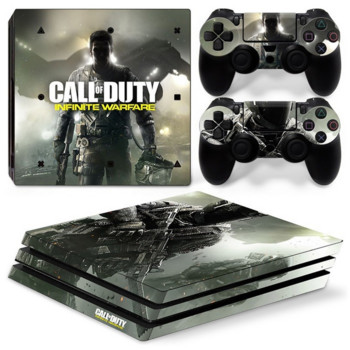 За PS4 Pro Call of Duty Black Ops PVC Skin Vinyl Sticker Decal Cover Console DualSense Controllers Прахоустойчив защитен стикер