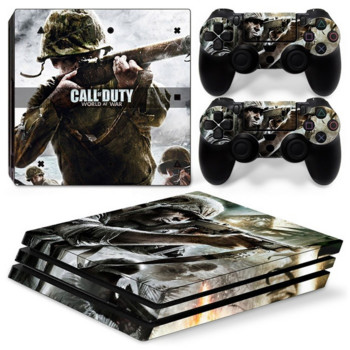 За PS4 Pro Call of Duty Black Ops PVC Skin Vinyl Sticker Decal Cover Console DualSense Controllers Прахоустойчив защитен стикер