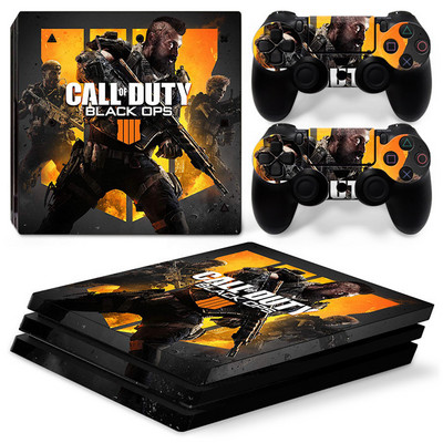Za PS4 Pro Call of Duty Black Ops PVC Skin Vinyl naljepnica Decal Cover Console DualSense kontroleri Zaštitna naljepnica otporna na prašinu