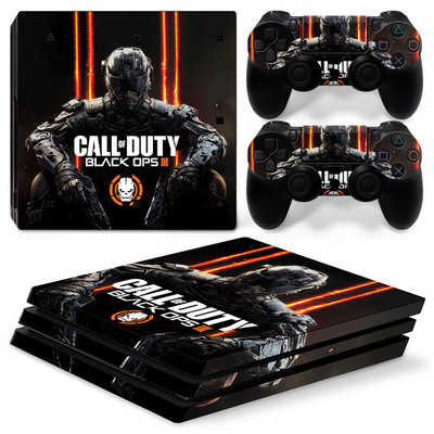 Za PS4 Pro Call of Duty Black Ops PVC Skin Vinyl naljepnica Decal Cover Console DualSense kontroleri Zaštitna naljepnica otporna na prašinu