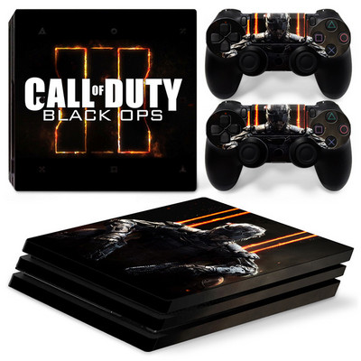 Za PS4 Pro Call of Duty Black Ops PVC Skin Vinyl naljepnica Decal Cover Console DualSense kontroleri Zaštitna naljepnica otporna na prašinu