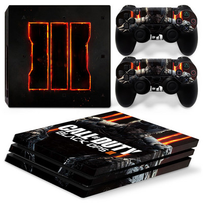 Za PS4 Pro Call of Duty Black Ops PVC Skin Vinyl naljepnica Decal Cover Console DualSense kontroleri Zaštitna naljepnica otporna na prašinu