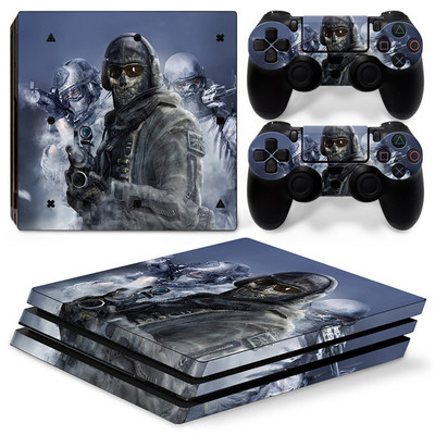 Za PS4 Pro Call of Duty Black Ops PVC Skin Vinyl naljepnica Decal Cover Console DualSense kontroleri Zaštitna naljepnica otporna na prašinu