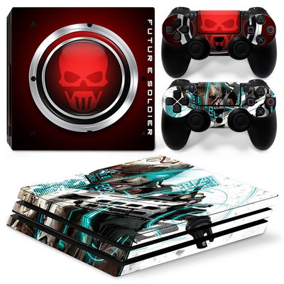 Za PS4 Pro Call of Duty Black Ops PVC Skin Vinyl naljepnica Decal Cover Console DualSense kontroleri Zaštitna naljepnica otporna na prašinu