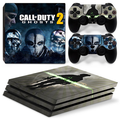 Za PS4 Pro Call of Duty Black Ops PVC Skin Vinyl naljepnica Decal Cover Console DualSense kontroleri Zaštitna naljepnica otporna na prašinu