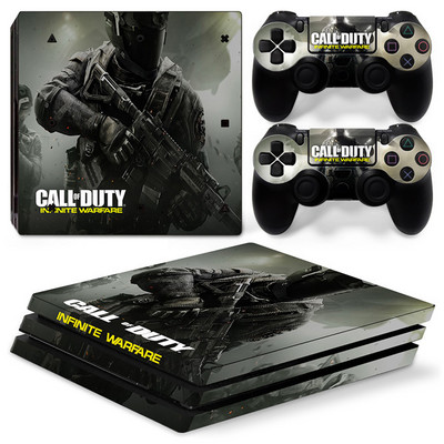 Za PS4 Pro Call of Duty Black Ops PVC Skin Vinyl naljepnica Decal Cover Console DualSense kontroleri Zaštitna naljepnica otporna na prašinu